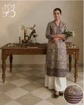 Beige Kalamkari Long Kurti