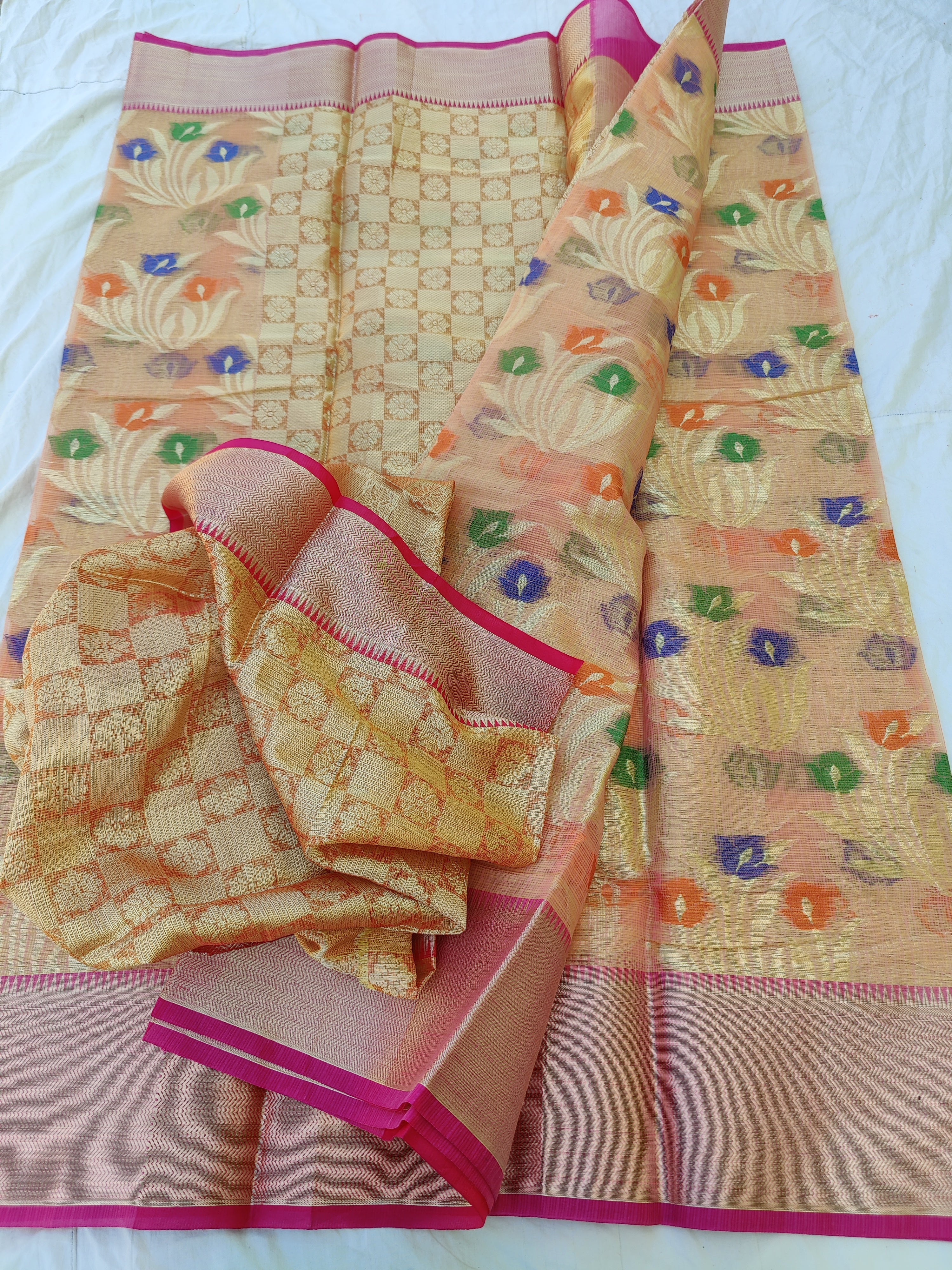 KOTA DORIA  COTTON  WEAVING SAREES