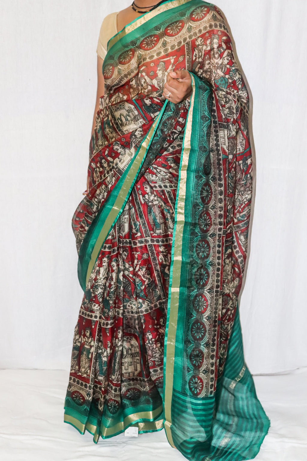 Kotadoria Silk Saree With Beautiful Print